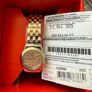 Swatch Gold and Silver Watch